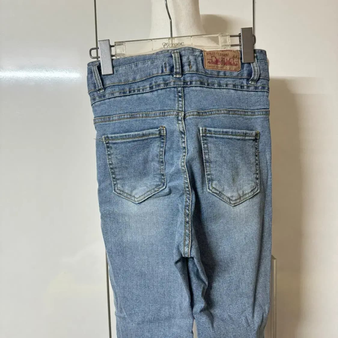 에이블리 포크레인진 허리쏙 스키니진 s 상품이미지4