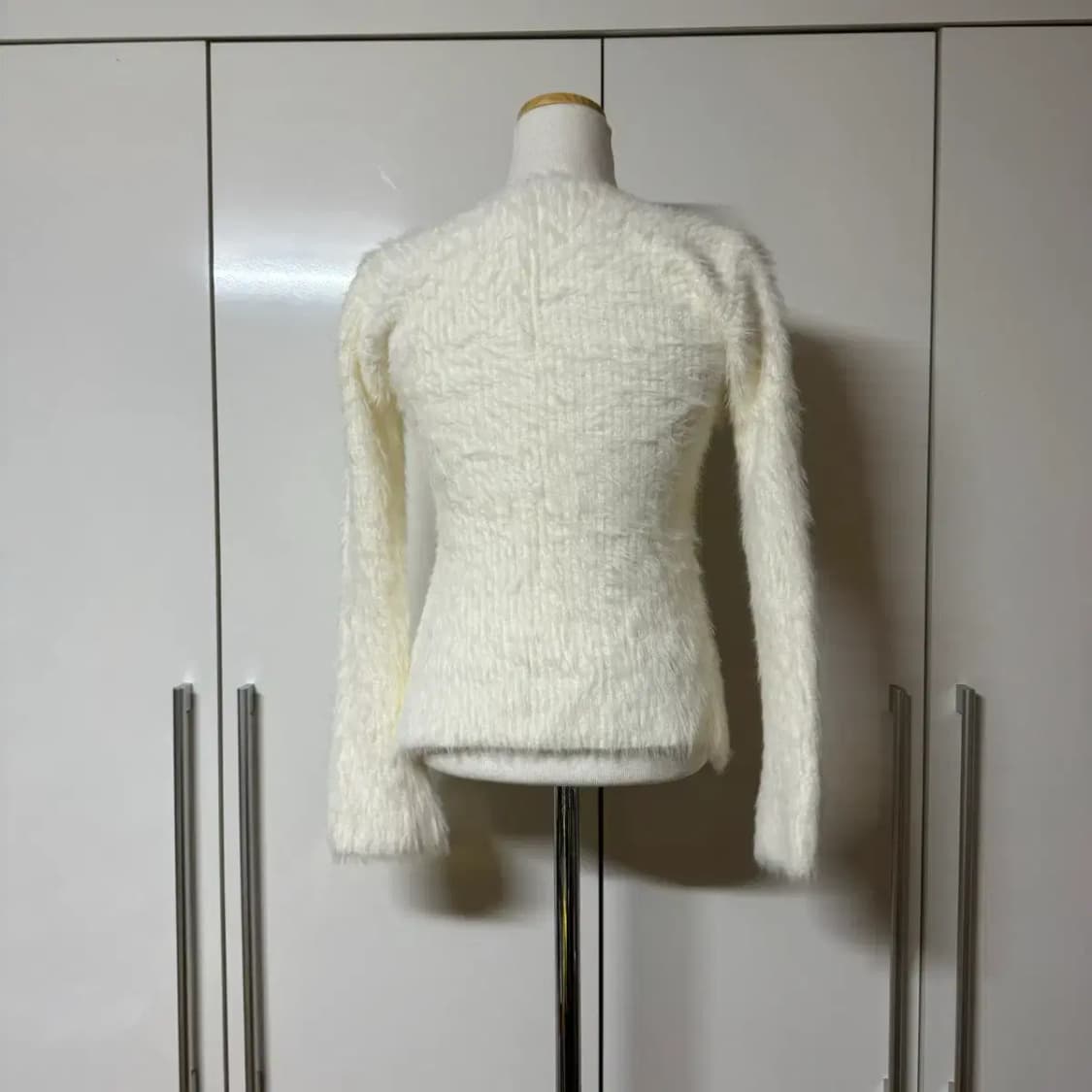 페이크 앙고라 니트 가디건 상품이미지5