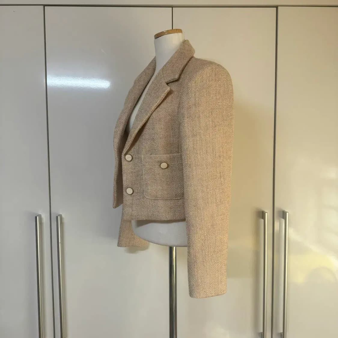 트위드 카라 자켓 상품이미지2