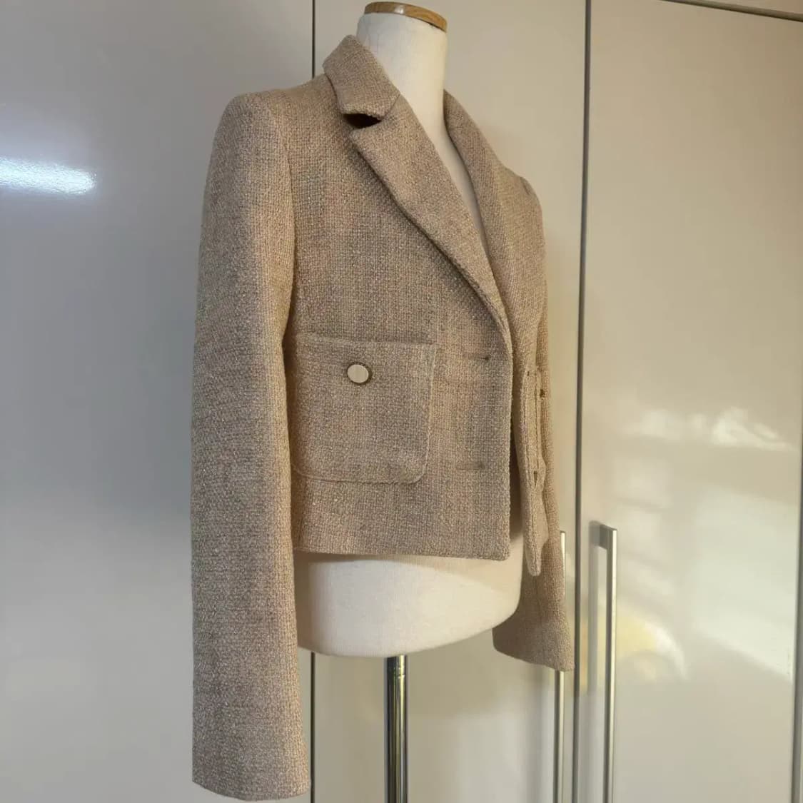 트위드 카라 자켓 상품이미지4