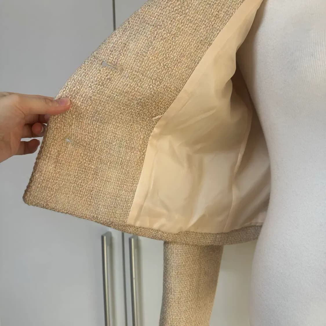 트위드 카라 자켓 상품이미지6