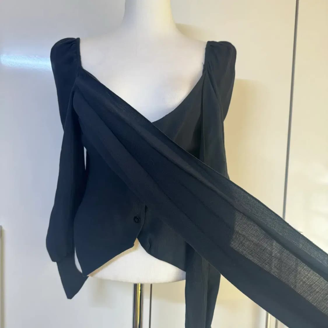 랩 퍼프 묶음 블라우스 상품이미지10