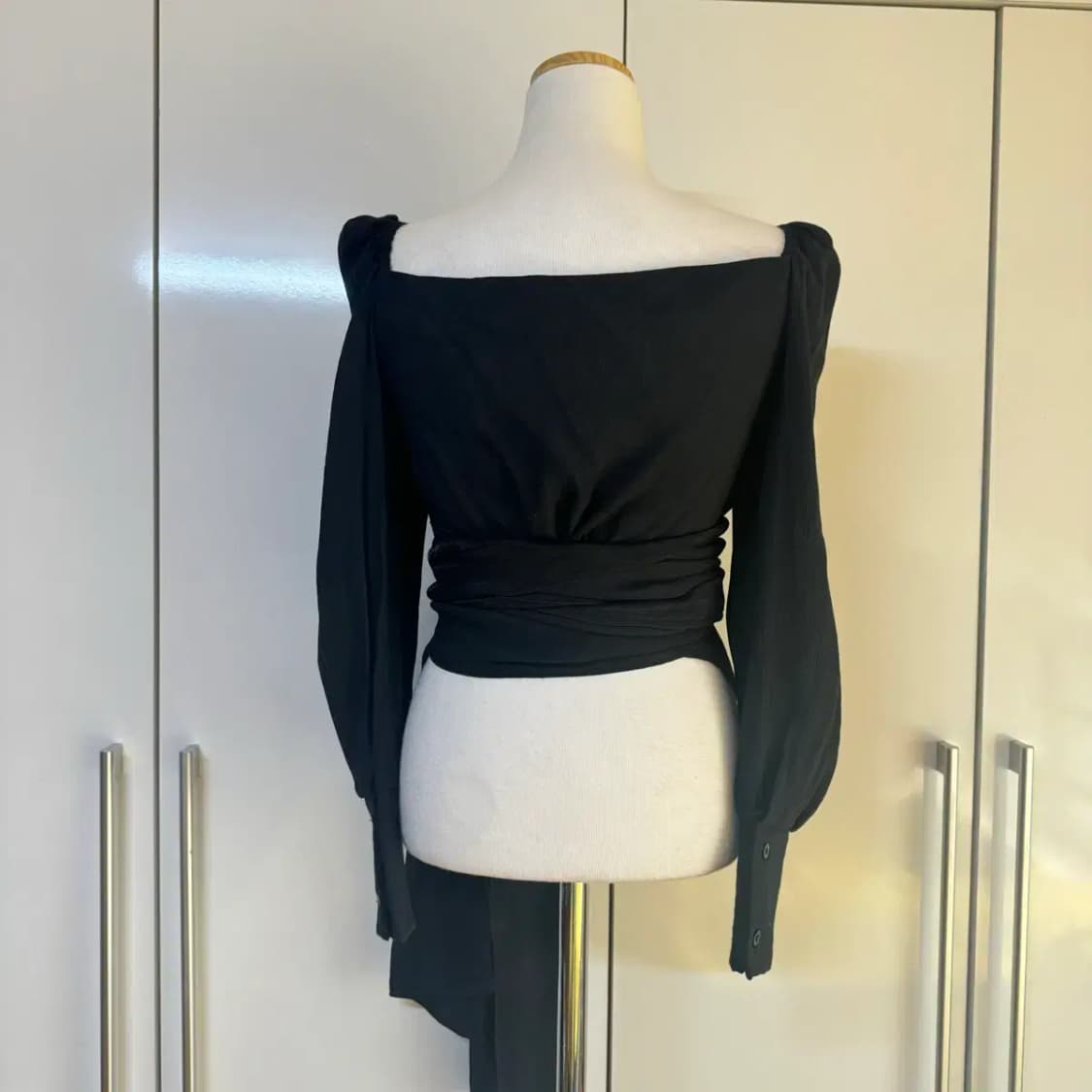 랩 퍼프 묶음 블라우스 상품이미지6