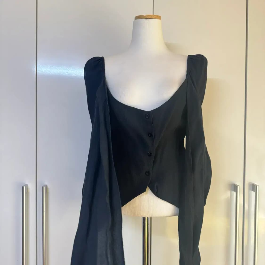 랩 퍼프 묶음 블라우스 상품이미지9