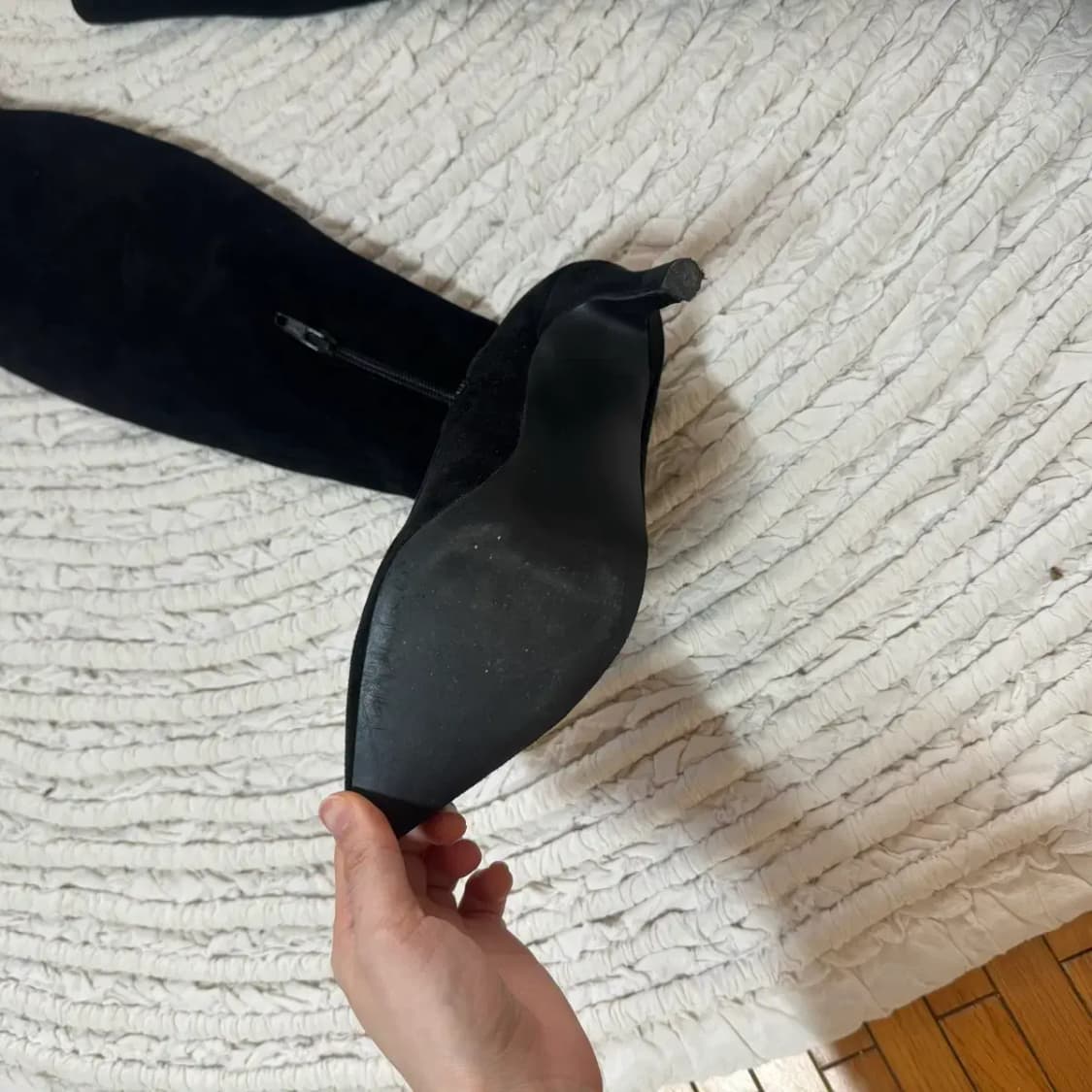 싸이하이 니하이 스웨이드 롱부츠 230 9cm 상품이미지3