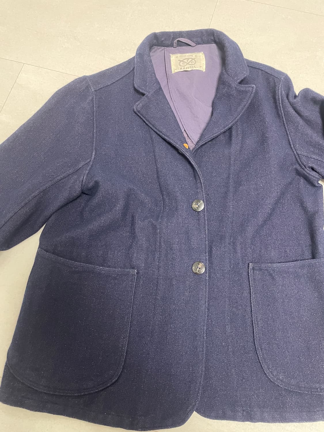 캐피탈 네이비 자켓 상품이미지2