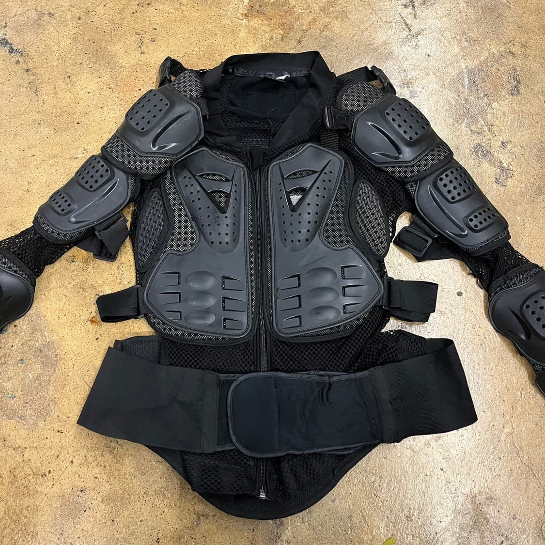 [정품] 블랙 오토바이 보호 조끼 바이크 상체 보호대 b10 상품이미지3
