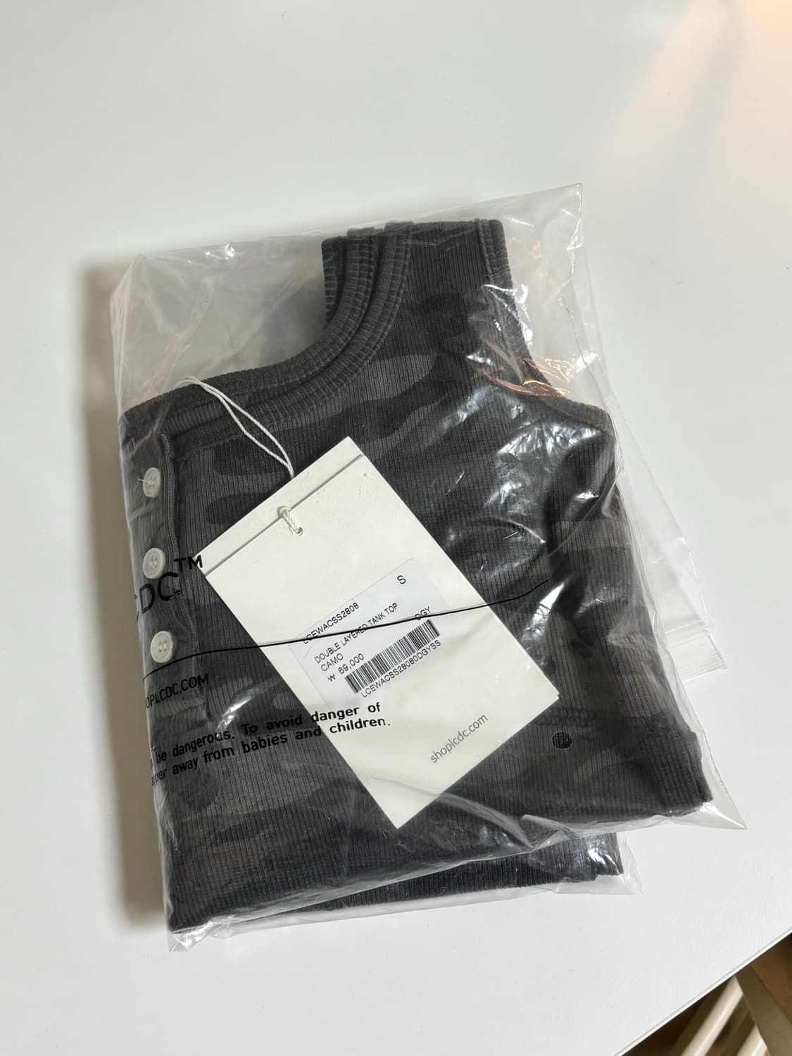 LCDC TM 카모 탱크탑 다크그레이 상품이미지5