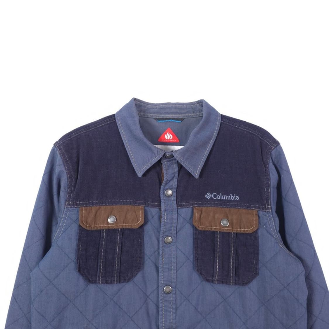 컬럼비아 옴니히트 코듀로이 배색 퀼팅 워크 자켓 M 상품이미지3