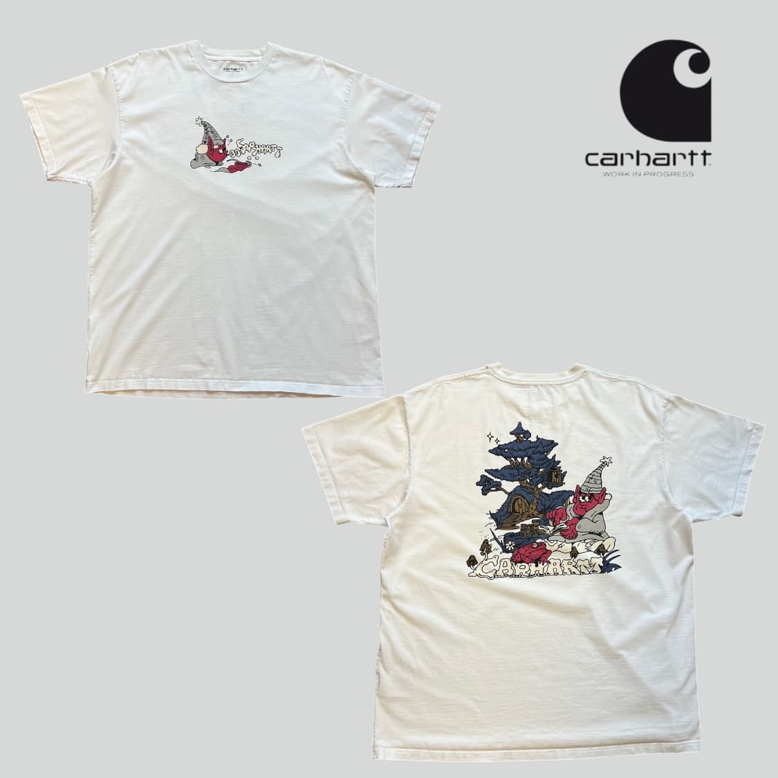 [XL]칼하트 WIP 프린팅 반팔 티셔츠 상품이미지1