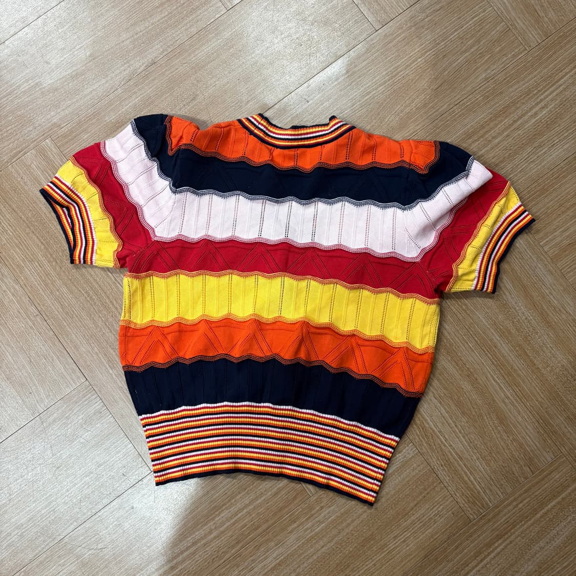 비비안웨스트우드 앵글로매니아 베아 레인보우 크롭 가디건 상품이미지7