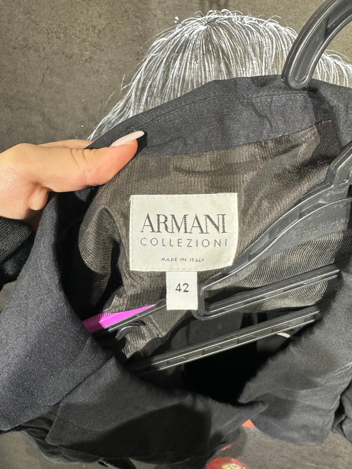 아르마니 꼴레지오니 셔링 버튼 블레이저 고딕 크롭 자켓 M 상품이미지7