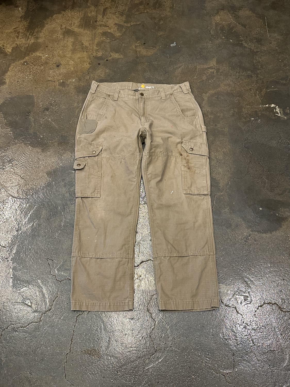 칼하트 릴렉스핏 더블니 카펜터 워크팬츠 36x30 상품이미지1