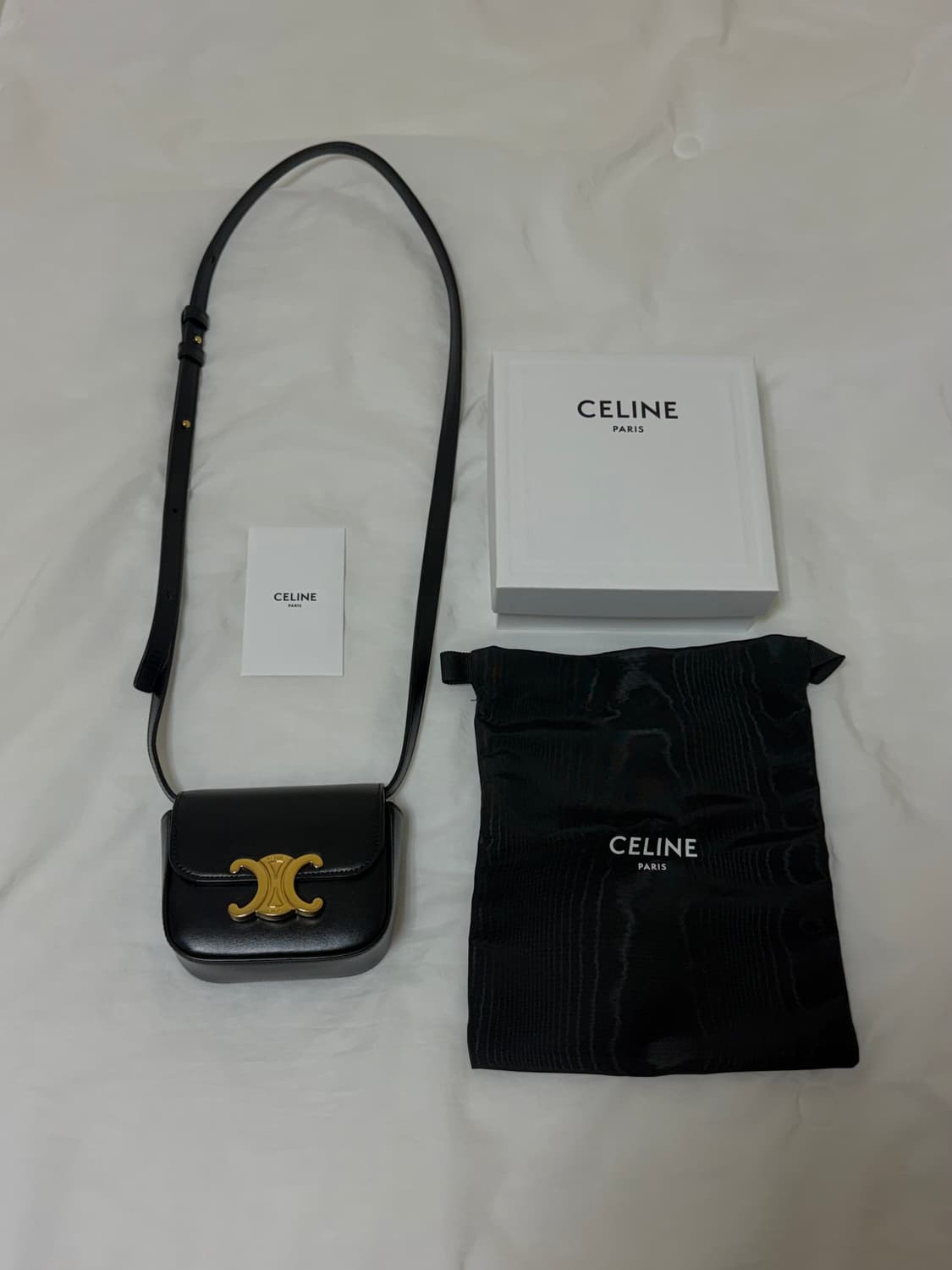 셀린느 미니 클로드백 트리오페 블랙 상품이미지1