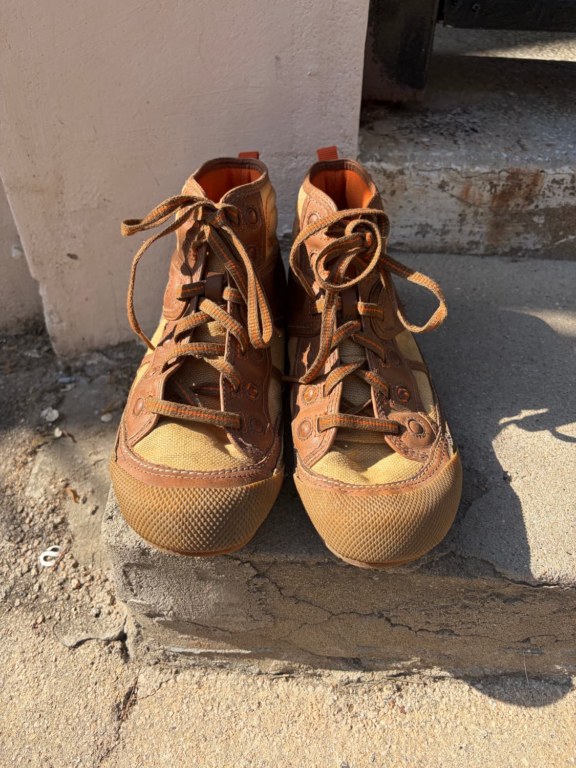 Merrell 하이탑 캔버스 레더 스니커즈 상품이미지4