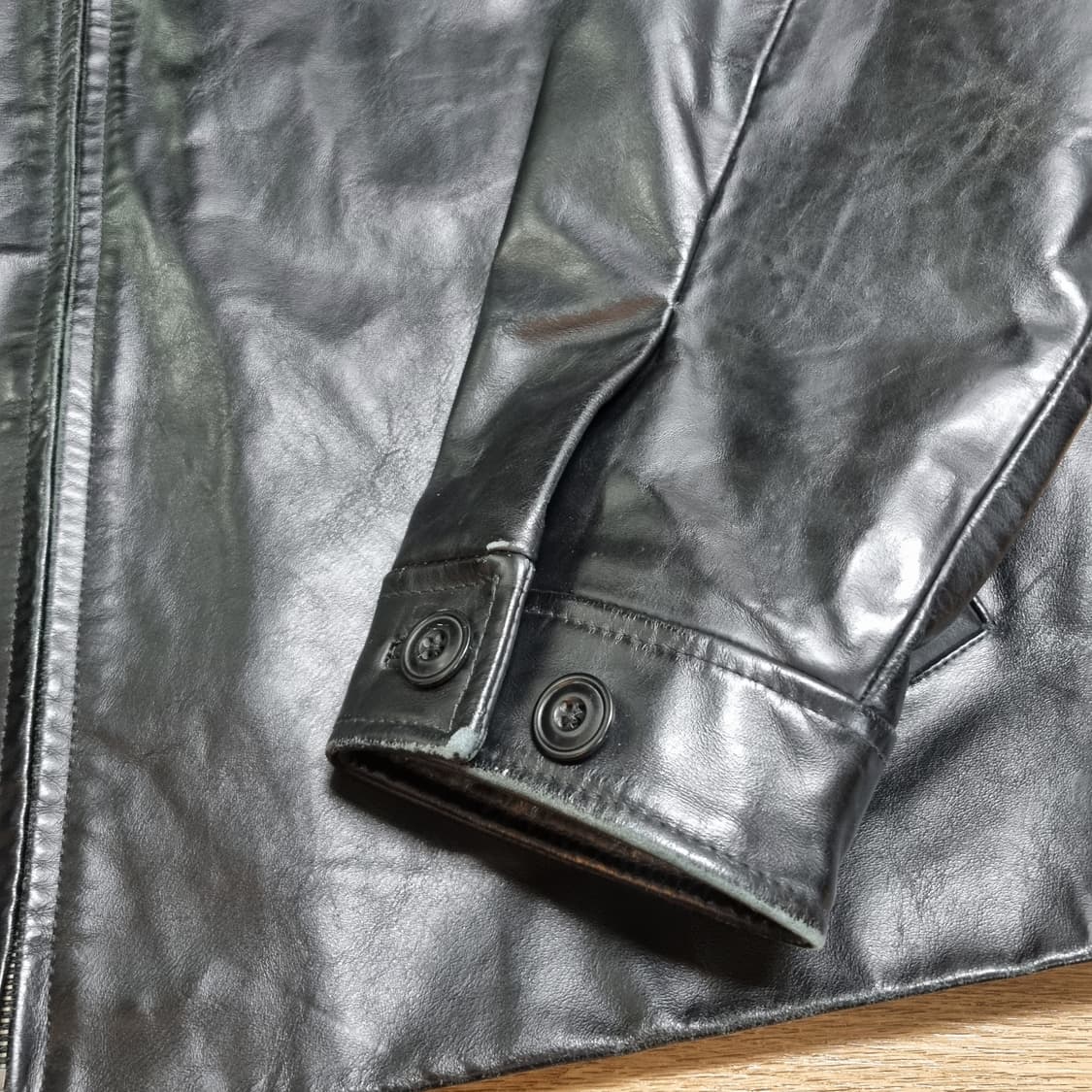 올드갭 레더 블랙자켓 L 상품이미지2