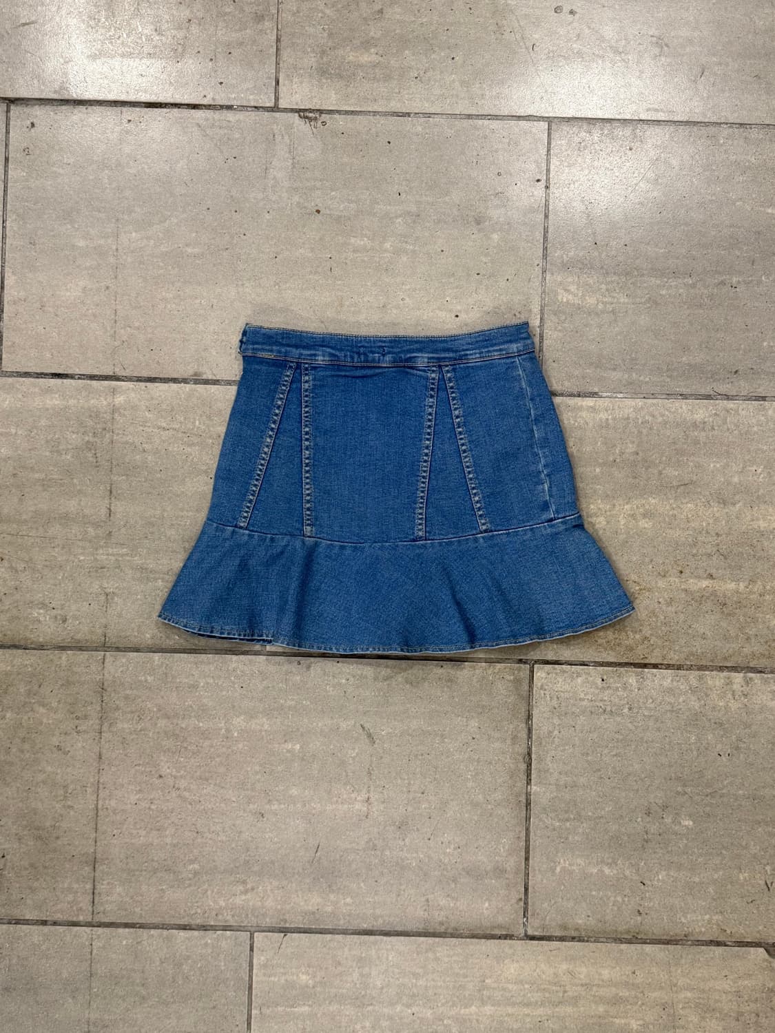 Vintage 데님 스커트 상품이미지5