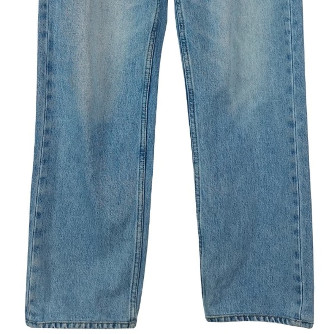 [리 X 아이앱 스튜디오] 로고 각인 스트레이트 데님 팬츠 P01486 상품이미지5