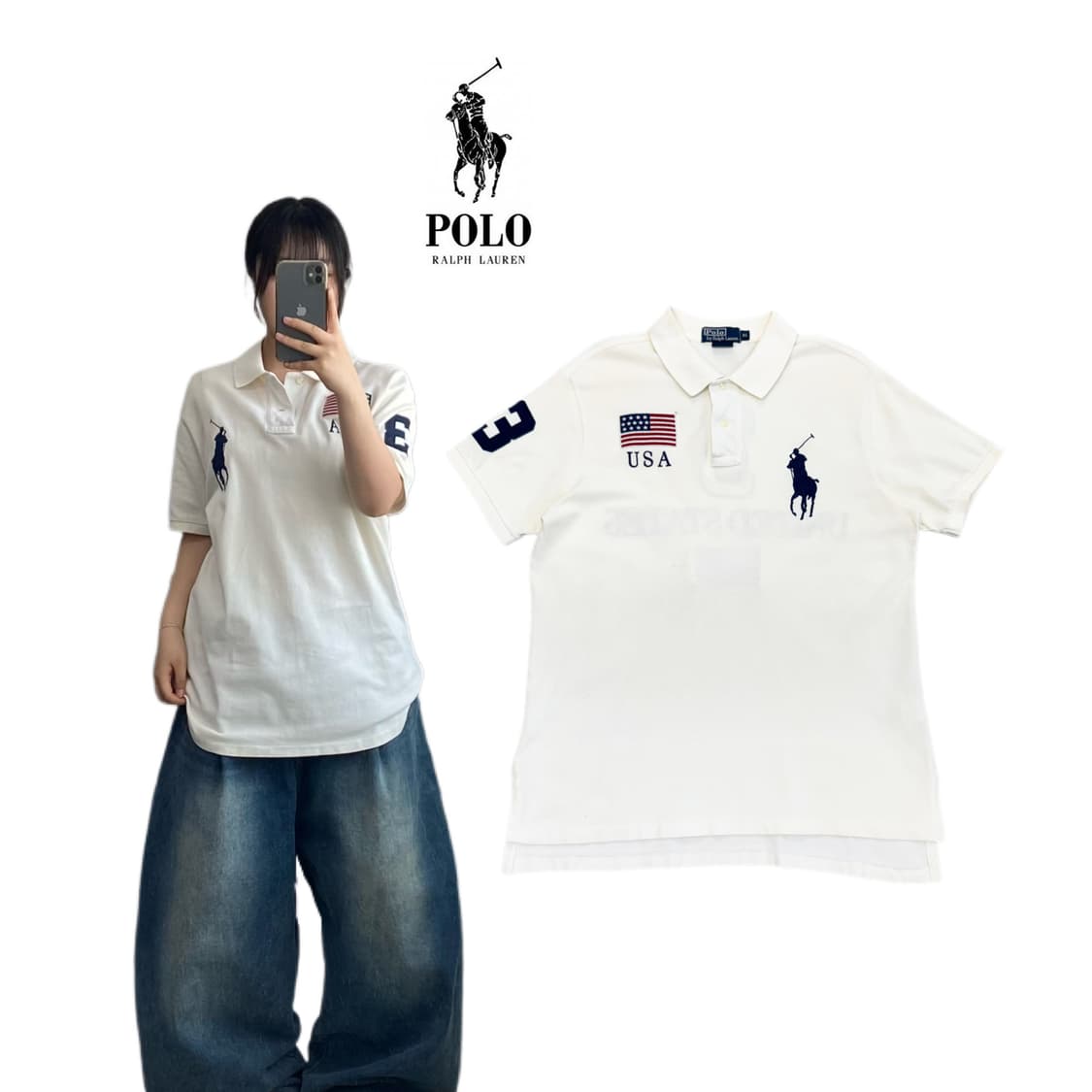 폴로 치프키프 USA 빅포니 PK 카라 반팔 티셔츠 상품이미지1