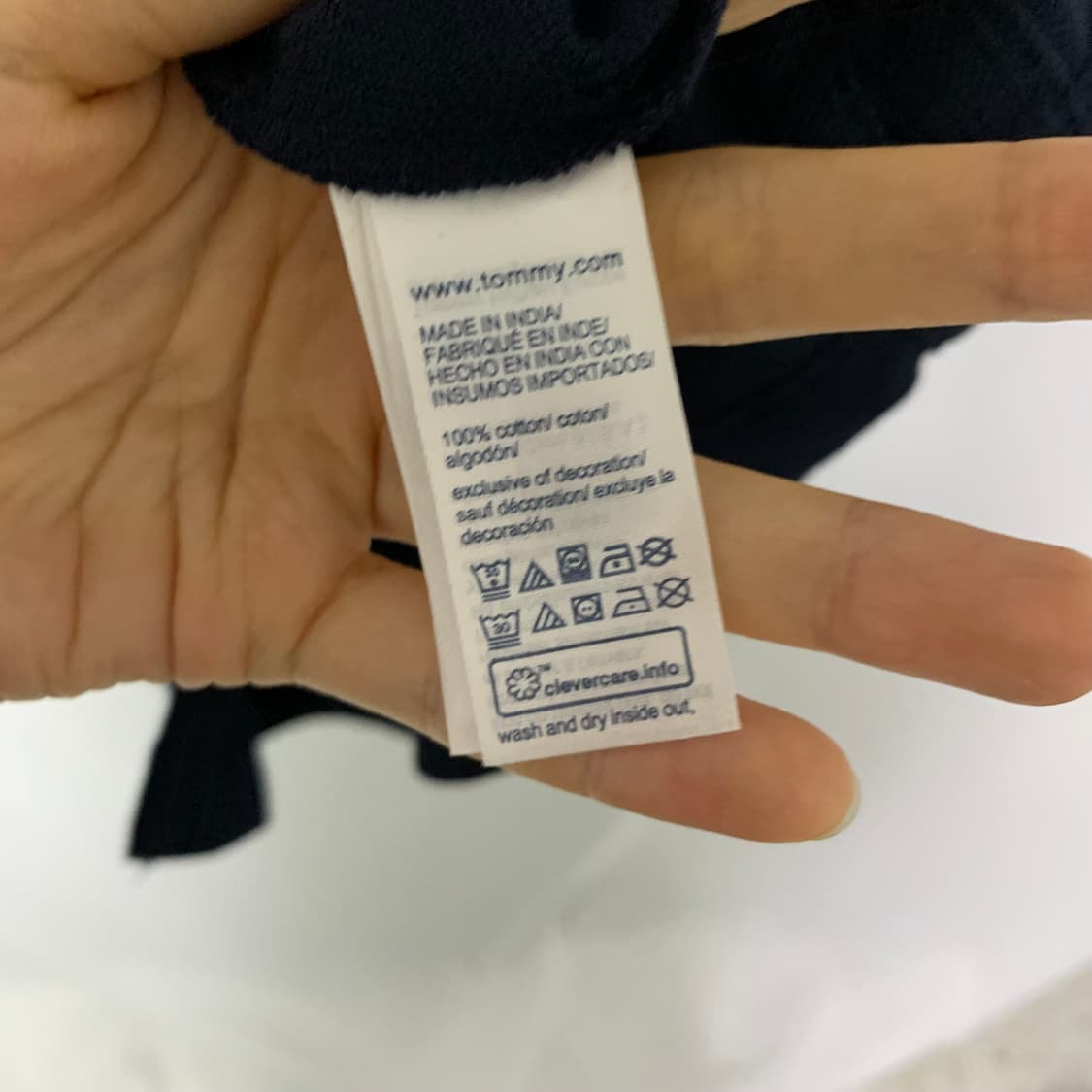 타미힐피거 로고 레드라인 포인트 네이비 카라반팔티 피케 폴로티 상품이미지4