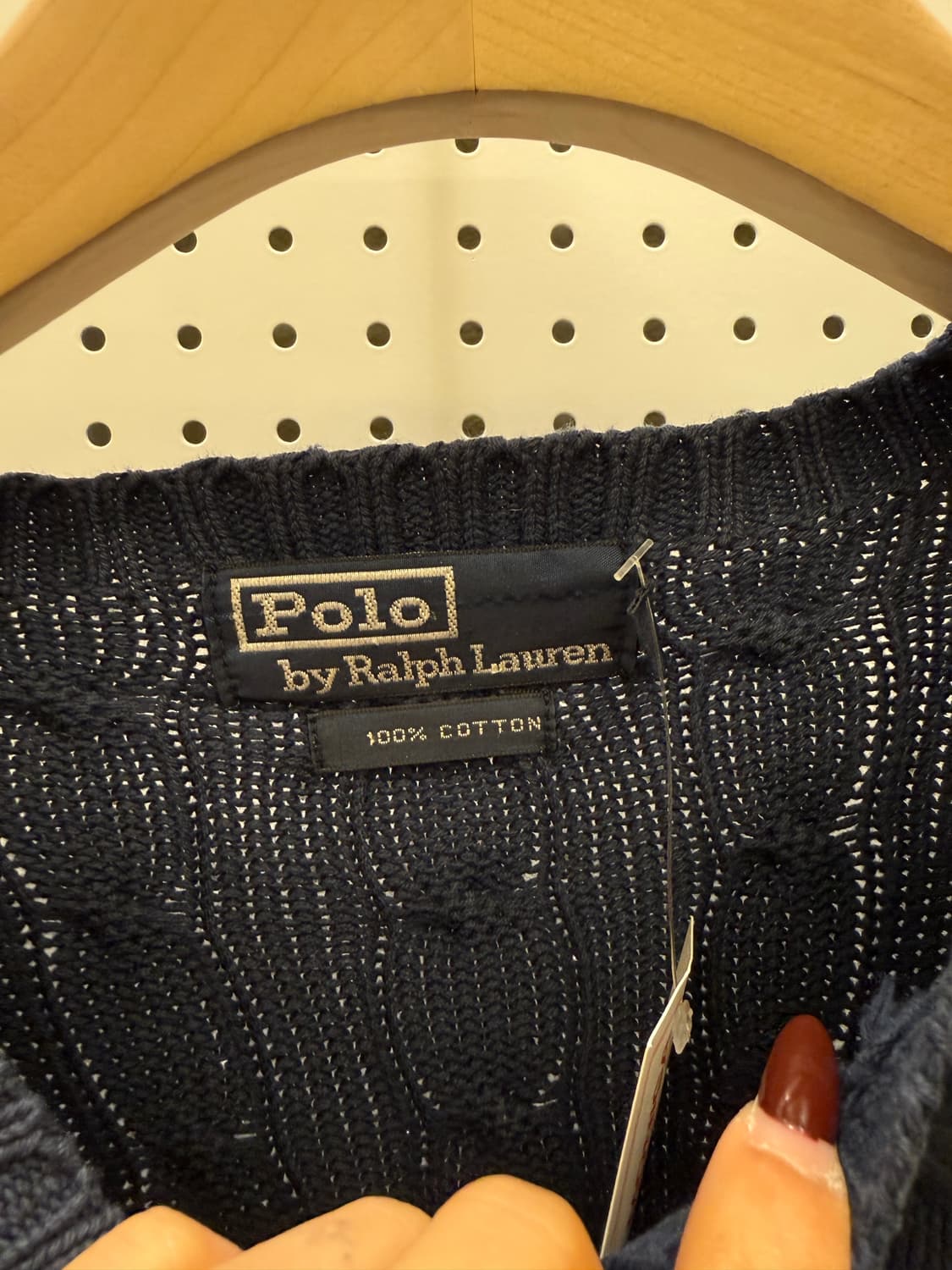 폴로 랄프로렌 케이블 니트 코튼 스웨터 U1697 상품이미지5