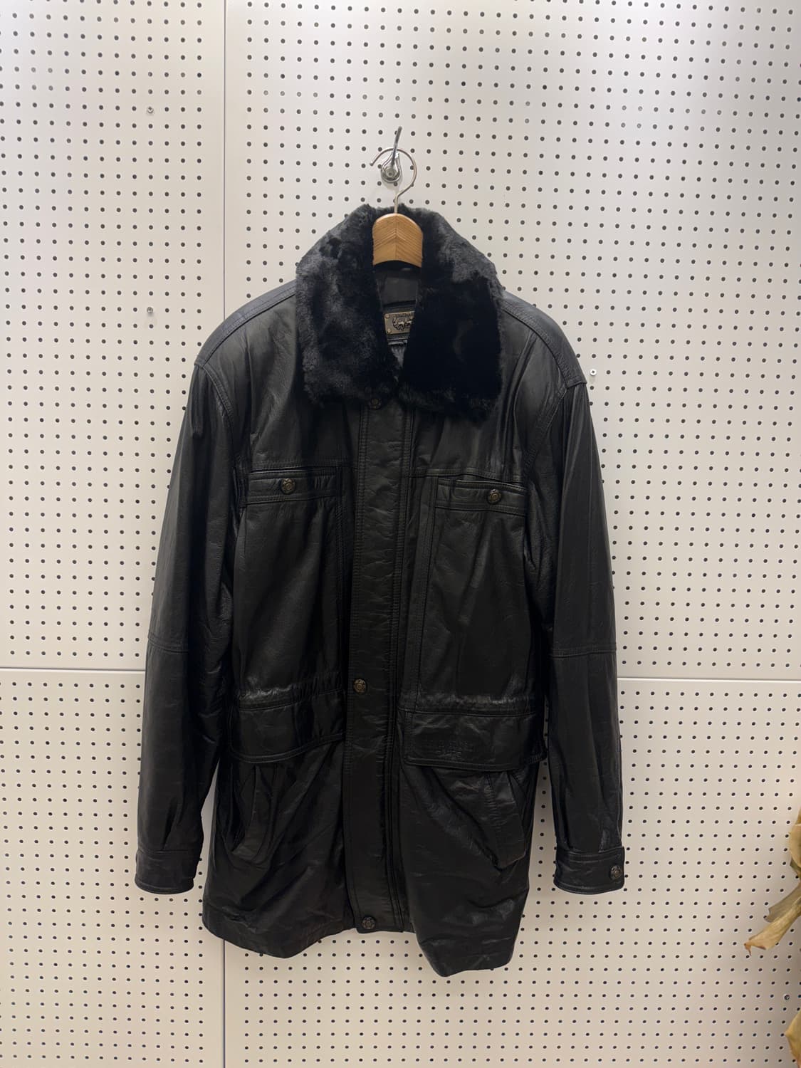 우신 양가죽 퍼카라 코트 U229 상품이미지2