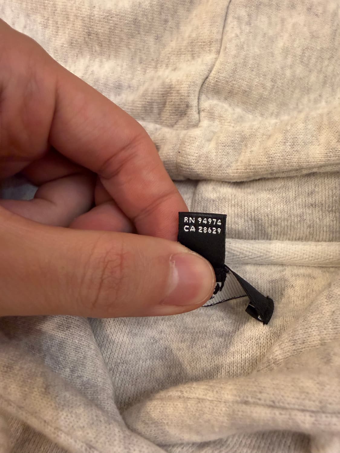 스투시 21FW 박스로고 크롭 후드티 그레이 상품이미지6