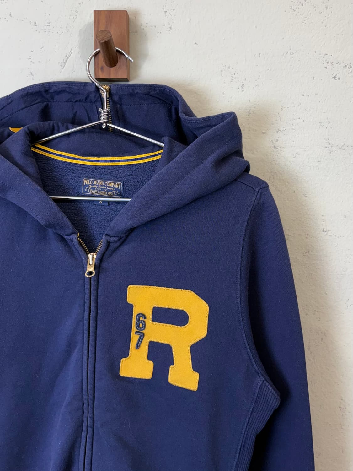 폴로랄프로렌 폴로진스 패치로고 마린 후드집업 상품이미지4
