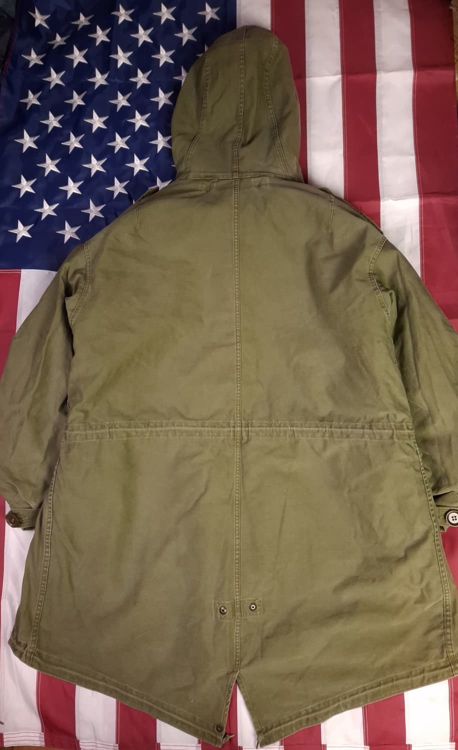 오리지날 미군 M-51 진나단파카 양털 라이너 미듐 셋트 상품이미지6