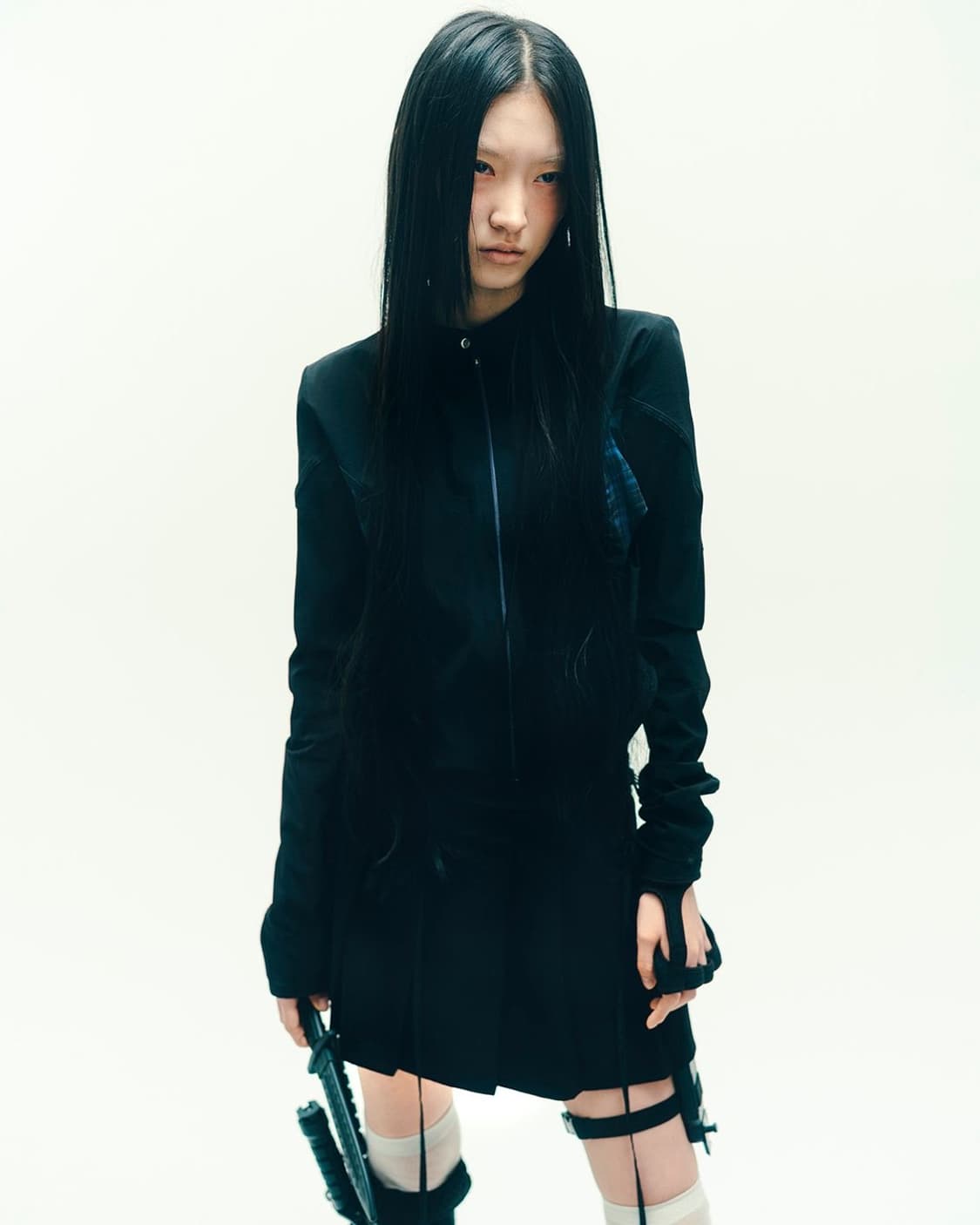 오호스 25ss 크롭 자켓 상품이미지2