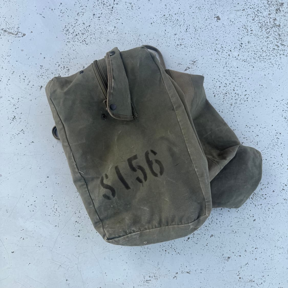 [military] 밀리터리 오리지널 조종사 캔버스 키트백 상품이미지4