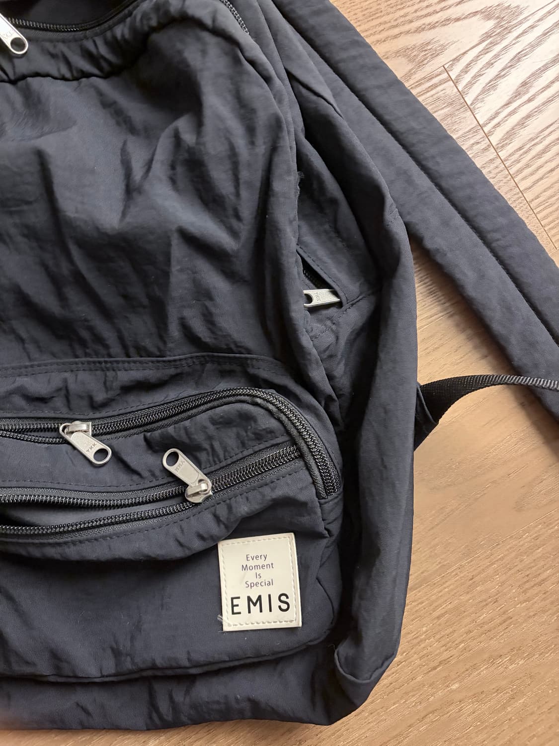 EMIS 이미스 나일론 백팩 블랙 상품이미지2