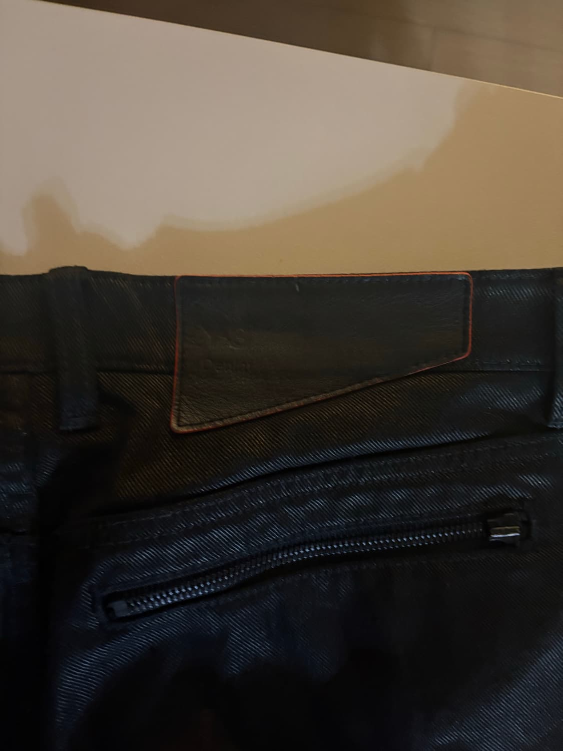 Y-3 Black Coated Trousers with Back Logo 상품이미지5