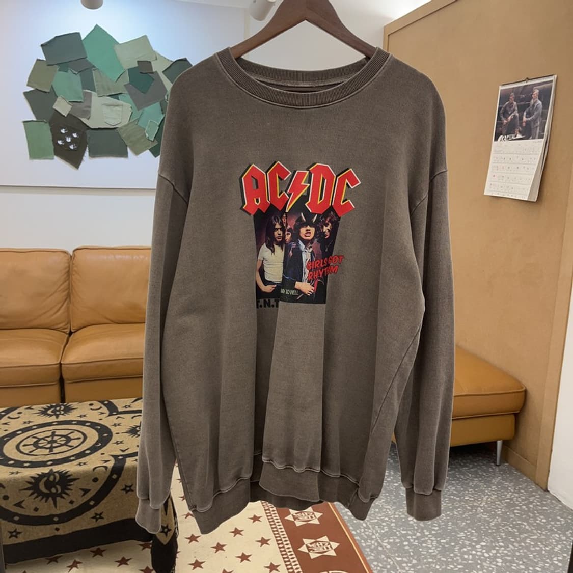 에이씨디씨 아카이브 메탈 펑크 프린팅 오버핏 맨투맨 XL C08723 상품이미지3