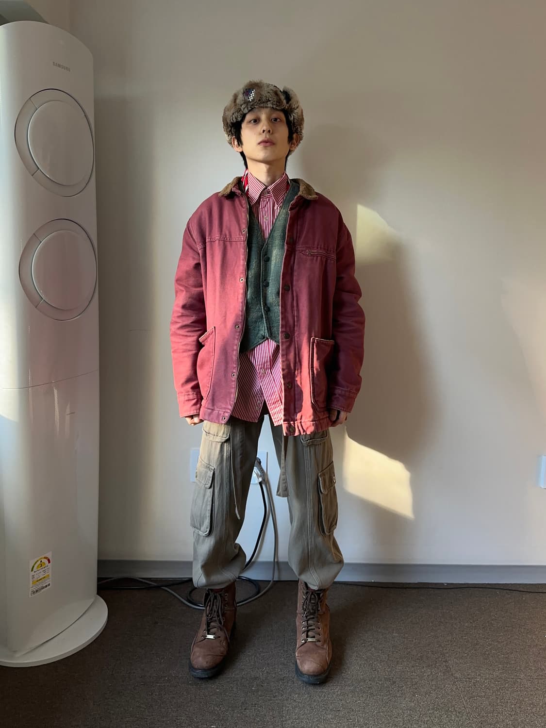 Tommy Hilfiger 이레귤러 스트라이프 셔츠 상품이미지4