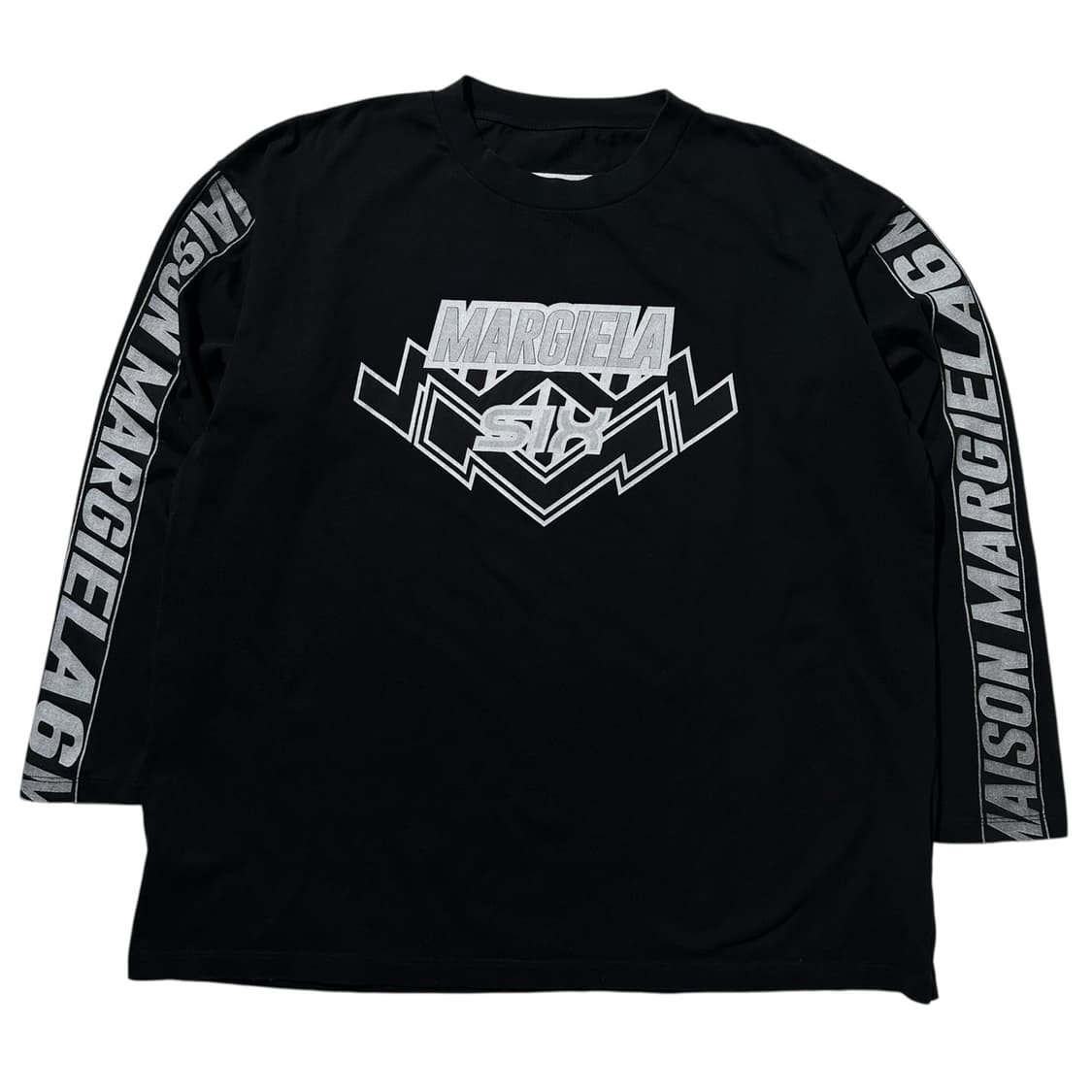 메종 마르지엘라 MM6 로고 프린트 롱슬리브 티셔츠 상품이미지1