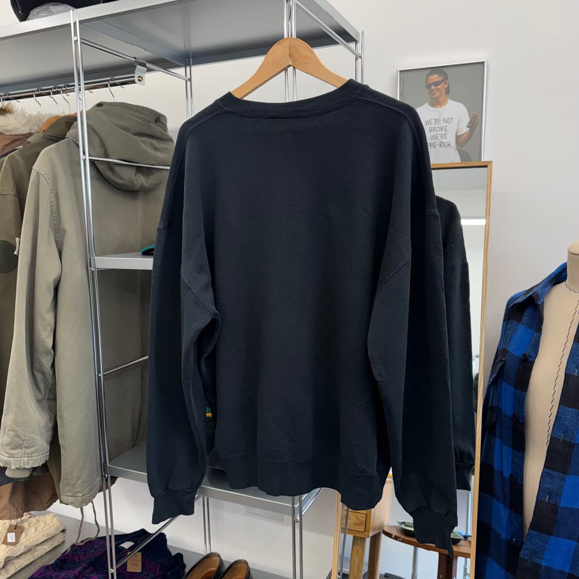 90s 러셀 빈티지 스웻셔츠 맨투맨 made in USA (2XL) 상품이미지3