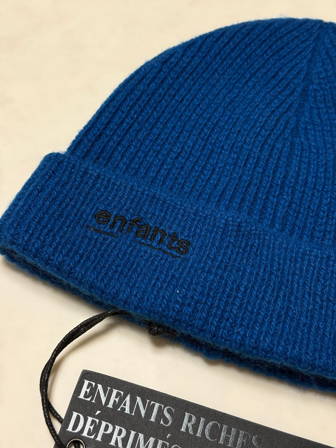 앙팡 리쉬 데프리메 레터링 비니 블루 상품이미지2