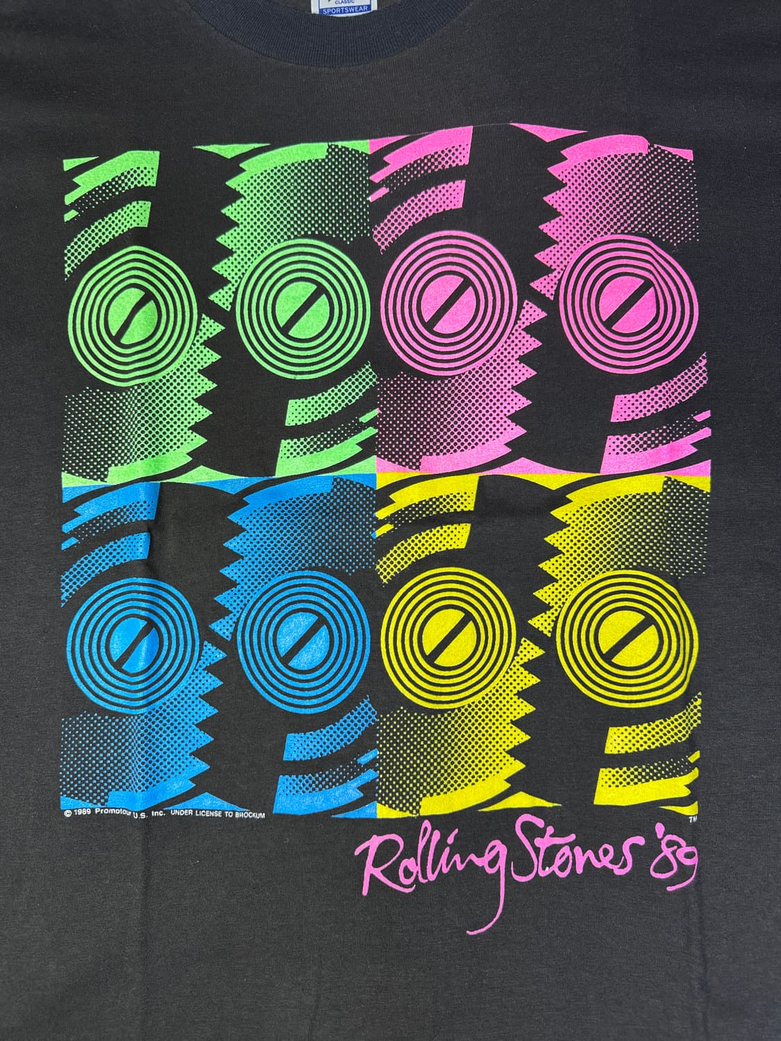 빈티지 80s 롤링스톤즈 ROLLING STONES 스틸휠즈 티셔츠 XL 상품이미지2