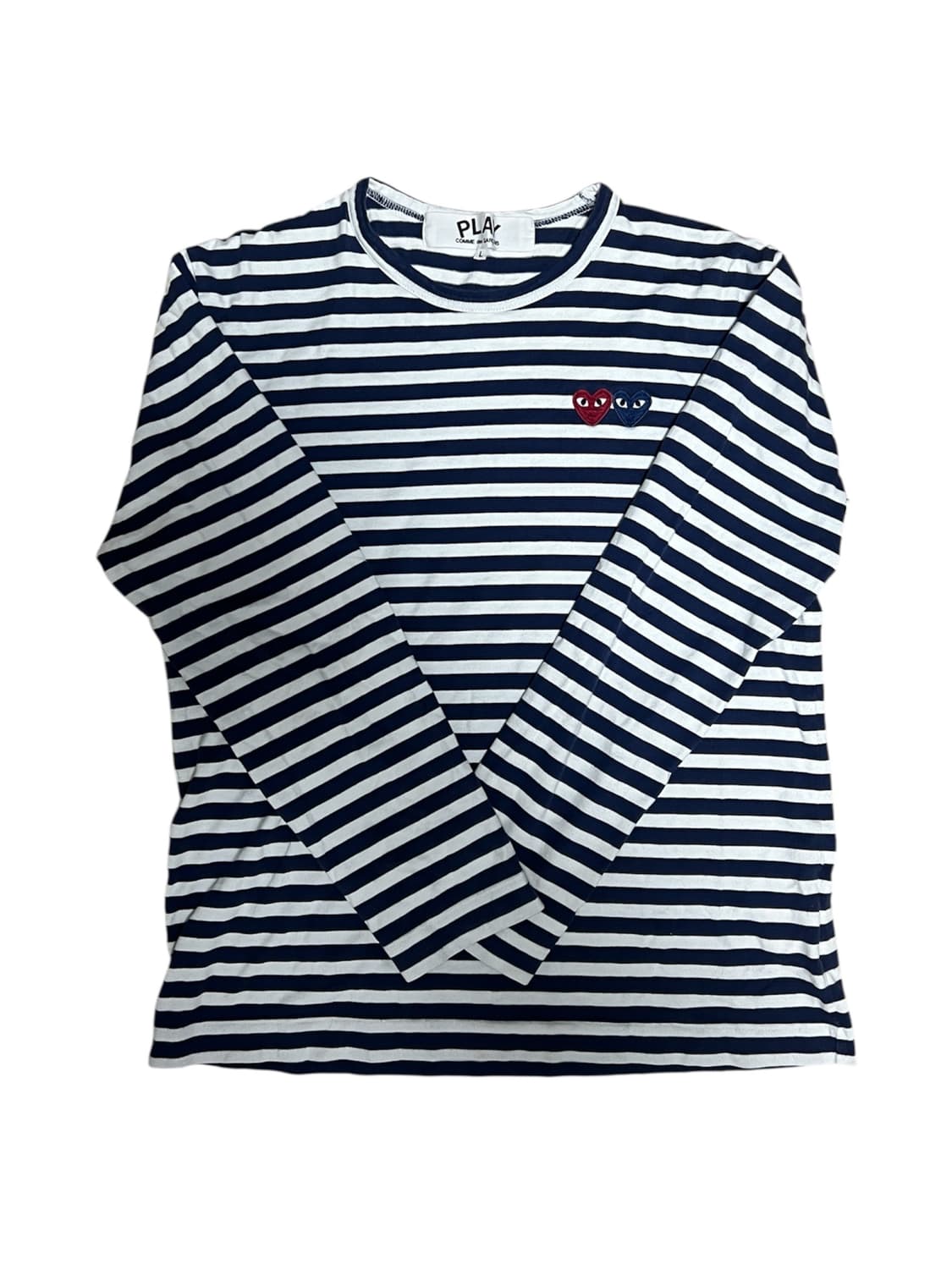 [L] 꼼데가르송 더블하트 롱슬리브 상품이미지1