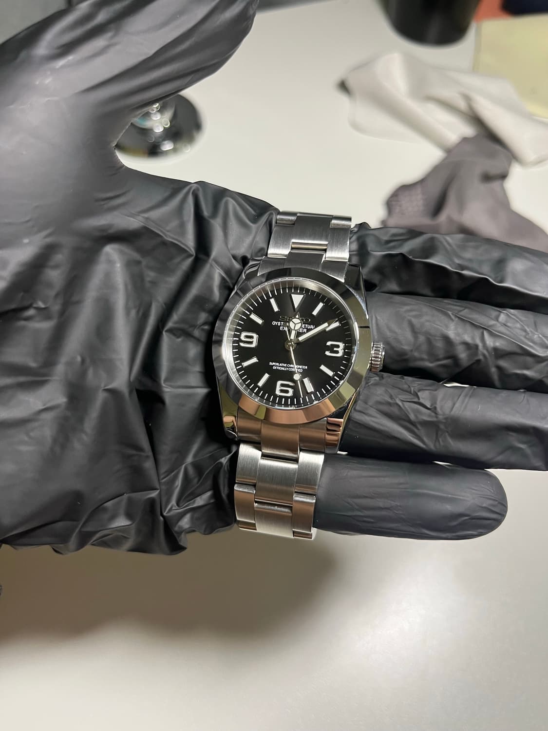 NH35 세이코 익스플로러 36mm 새상품 (커스텀) 상품이미지1