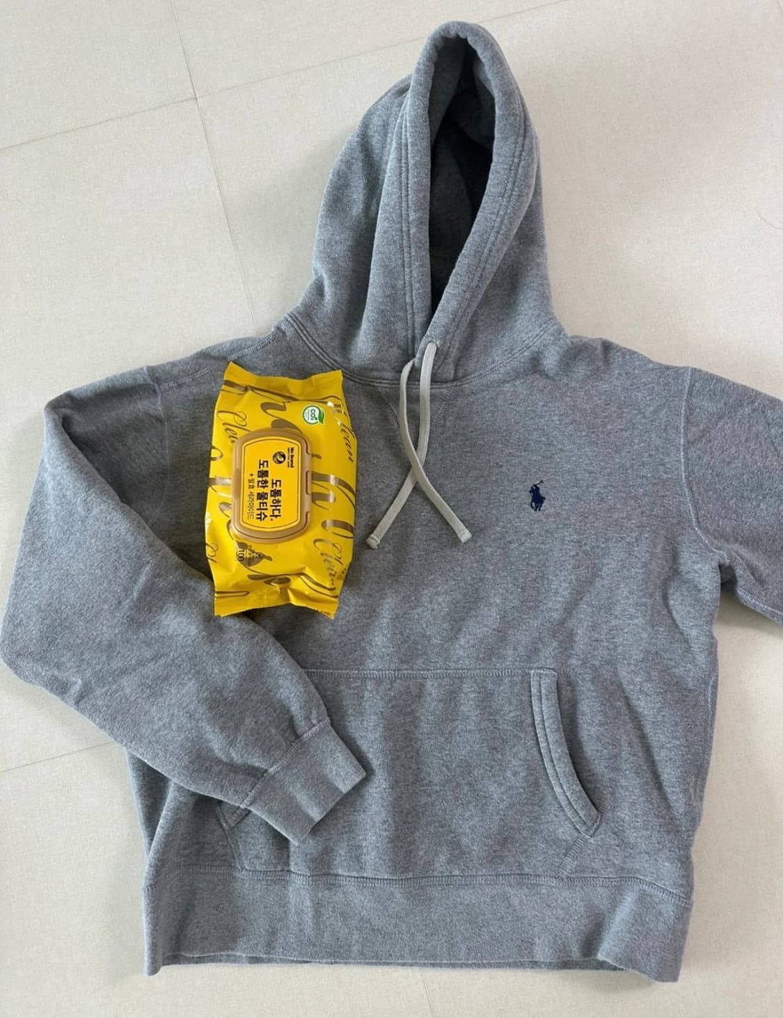 폴로 랄프로렌 회색 후드티 M 95 상품이미지1