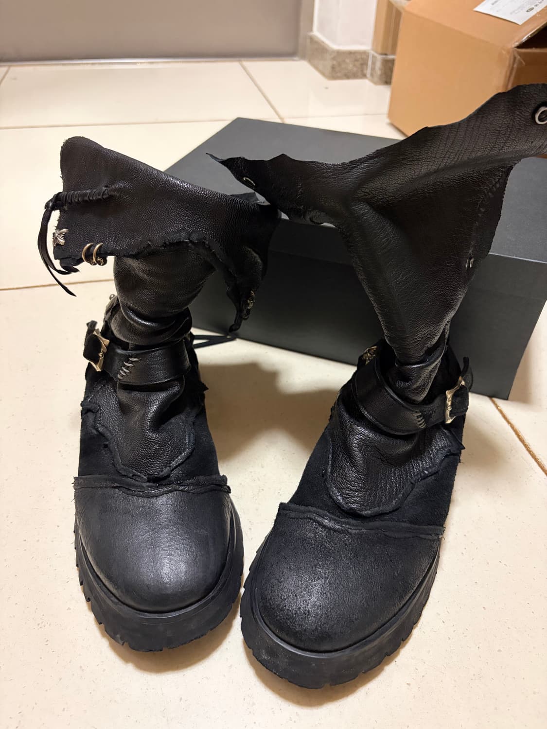 14th addiction Elvis Punk 부츠 상품이미지5