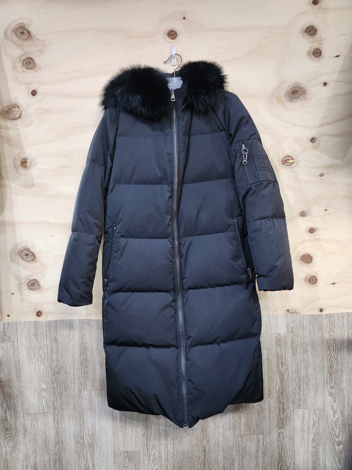 652) 다니엘헥터 리버시블 폭스퍼 구스 패딩 상품이미지1