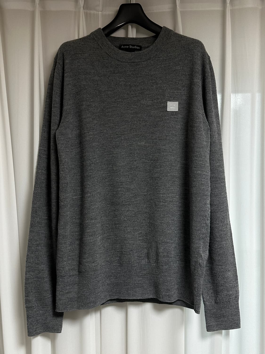 아크네스튜디오 페이스 로고 니트 그레이 M(100-105) 상품이미지1