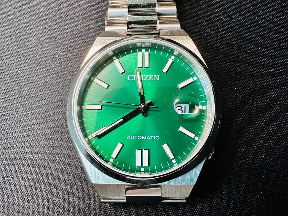 시티즌 츠요사 녹판 37mm 오토매틱 시계 판매 (PRX) 상품이미지5