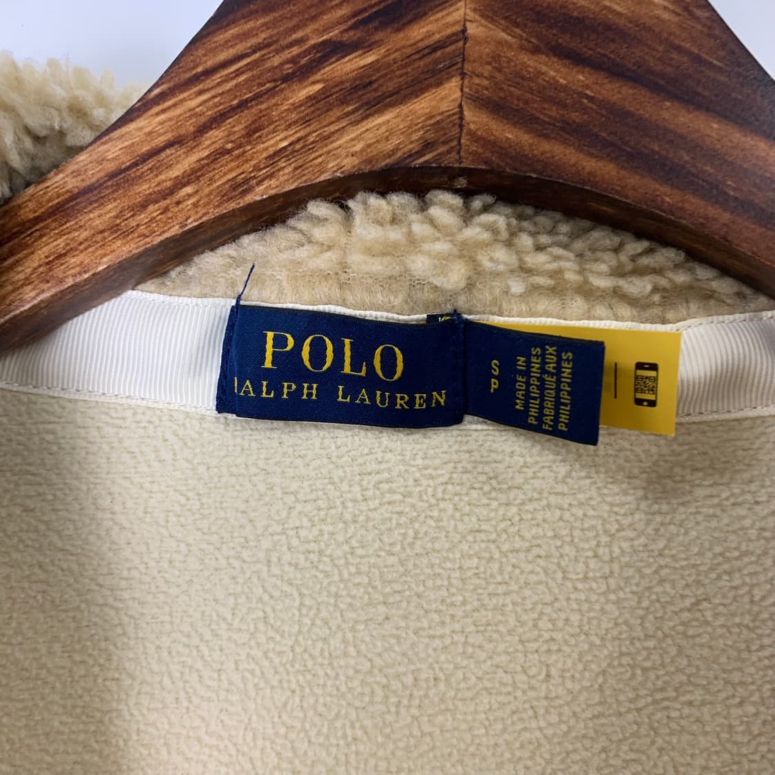 폴로 랄프로렌 레더 트림 포 시얼링 쉐르파 자켓 상품이미지7