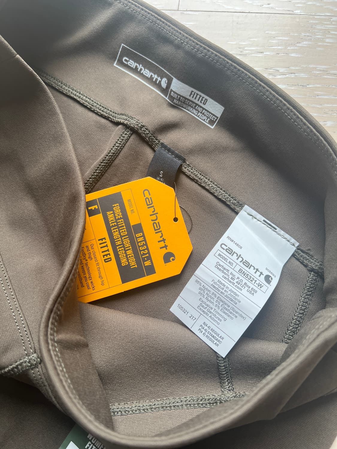 Carhartt  레깅스 바지 새상품 카키 여서닝 상품이미지7