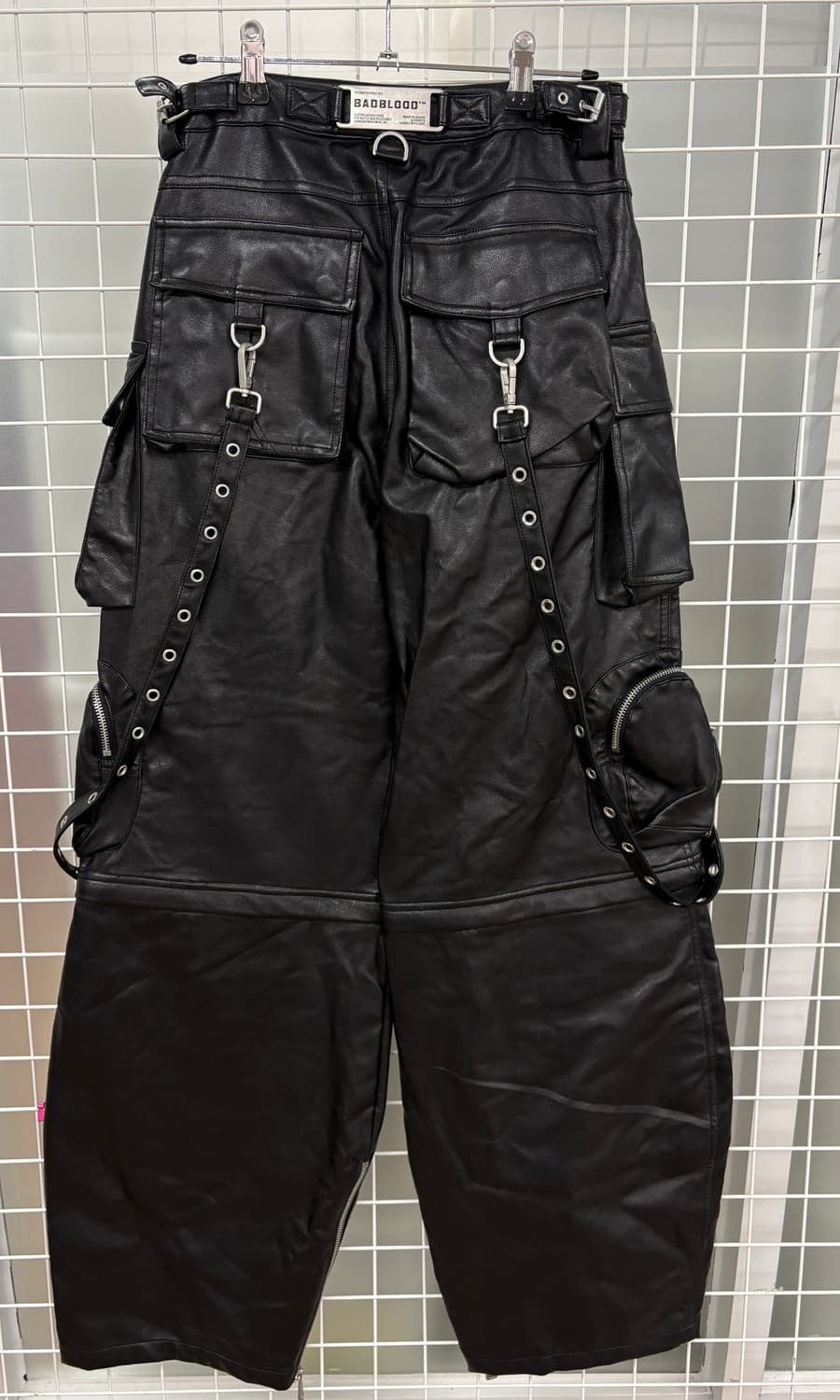 배드블러드 가죽 카고 팬츠  상품이미지7