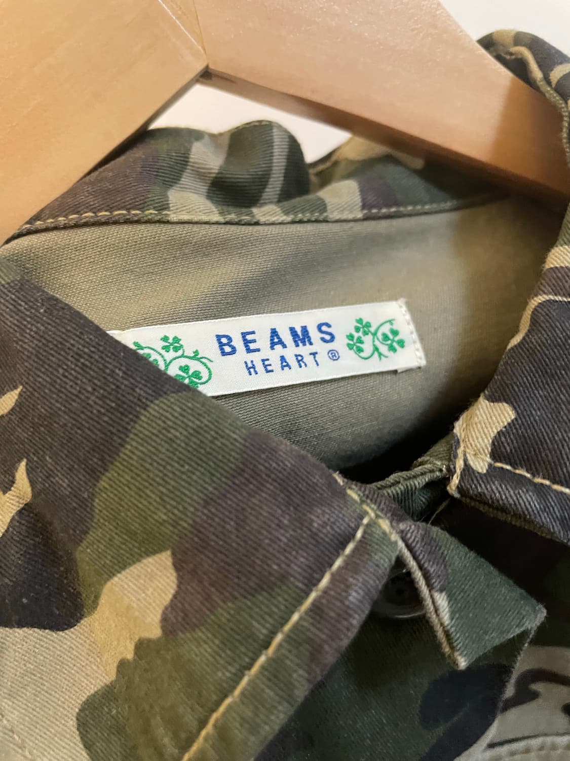 BEAMS 카모 셔츠 자켓 상품이미지5